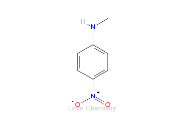 CAS:100-15-2_N-甲基对硝基苯胺的分子结构
