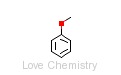CAS:100-66-3_苯甲醚的分子结构