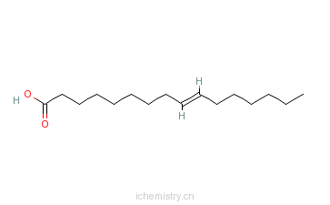 CAS:10030-73-6_(9E)-9-十六烯酸的分子结构