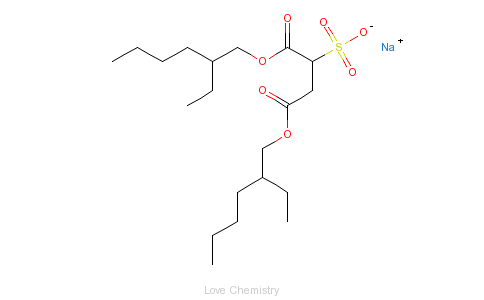CAS:10041-19-7_ǻ(2-һ)ӢƣButanedioicacid,sulfo-,1,4-bis(2-ethylhexyl)esterķӽṹ