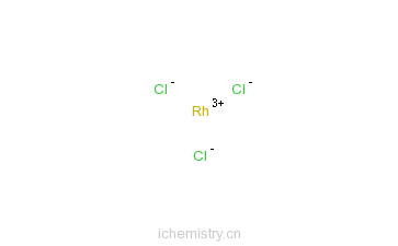CAS:10049-07-7_氯化铑的分子结构