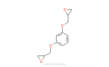 CAS:101-90-6_1,3-苯二酚二缩水甘油醚的分子结构