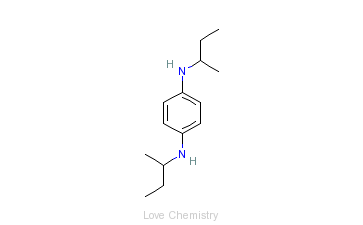 CAS:101-96-2_N,N'-二仲丁基对苯二胺的分子结构