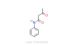 CAS:102-01-2_N-乙酰乙酰苯胺的分子结构