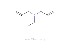 CAS:102-70-5_三烯丙基胺的分子结构