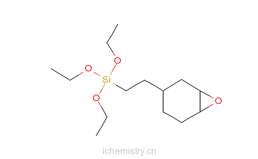 CAS:10217-34-2_2-(3,4-环氧环己烷基)乙基三乙氧基硅烷的分子结构