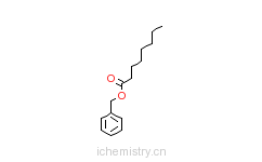 CAS:10276-85-4_辛酸苯基甲基酯的分子结构