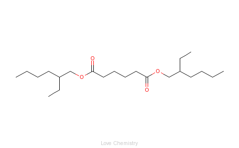 CAS:103-23-1_己二酸二(2-乙基己)酯的分子结构