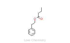 CAS:103-52-6_丁酸苯乙酯的分子结构