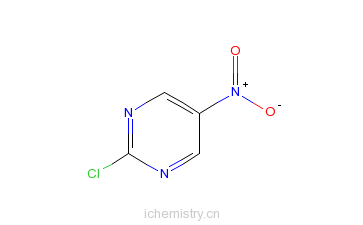 CAS:10320-42-0_2-氯-5-硝基嘧啶的分子结构