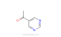 CAS:10325-70-9_5-乙酰基嘧啶的分子结构