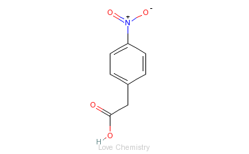 CAS:104-03-0_对硝基苯乙酸的分子结构