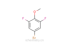 CAS:104197-14-0_4-溴-2,6-二氟苯甲醚的分子结构