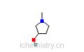 CAS:104641-60-3_(R)-(-)-1-甲基-3-羟基吡咯烷的分子结构