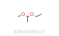 CAS:10471-14-4_1-乙氧基-1-甲氧基乙烷的分子结构