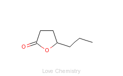 CAS:105-21-5_丙位庚内酯的分子结构