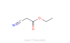 CAS:105-56-6_氰乙酸乙酯的分子结构