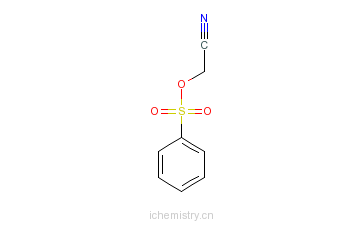 CAS:10531-13-2_氰甲基苯磺酸酯的分子结构