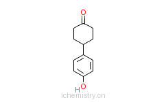 CAS:105640-07-1_4-(4-羟基苯基)环己酮的分子结构