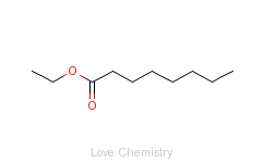 CAS:106-32-1_辛酸乙酯的分子结构