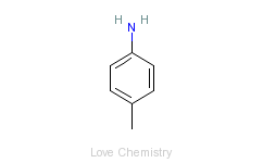 CAS:106-49-0_对甲苯胺的分子结构