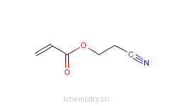 CAS:106-71-8_丙烯酸氰乙酯的分子结构