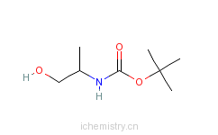 CAS:106391-86-0_N-Boc-D-丙氨醇的分子结构