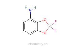 CAS:106876-54-4_4-氨基-2,2-二氟-1,3-苯并二恶茂的分子结构