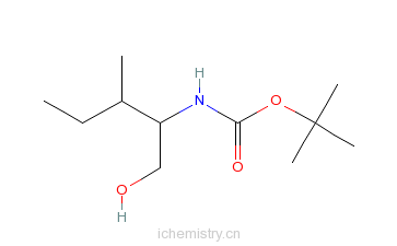 CAS:106946-74-1_N-Boc-L-异亮氨醇的分子结构