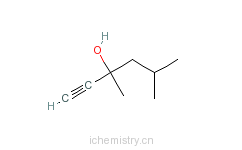 CAS:107-54-0_二甲基己炔醇的分子结构