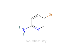 CAS:1072-97-5_2-氨基-5-溴吡啶的分子结构