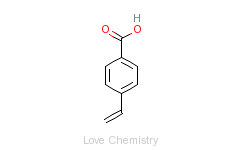 CAS:1075-49-6_4-乙烯基苯甲酸的分子结构