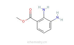 CAS:107582-20-7_2,3-二氨基苯甲酸甲酯的分子结构