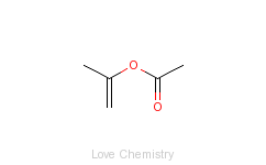 CAS:108-22-5_乙酸异丙烯酯的分子结构