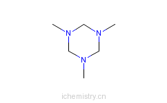 CAS:108-74-7_六氢-1,3,5-三甲基-S-三嗪的分子结构
