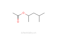 CAS:108-84-9_4-甲基-2-戊醇乙酸酯的分子结构