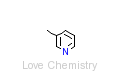 CAS:108-99-6_3-甲基吡啶的分子结构