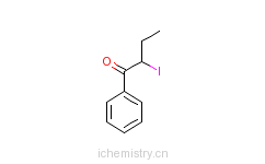 CAS:108350-39-6_2-碘-1-苯基-1-丁酮的分子结构