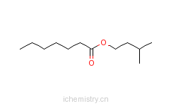 CAS:109-25-1_庚酸-3-甲丁酯的分子结构