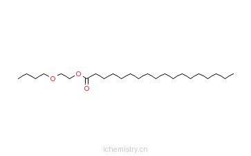 CAS:109-38-6_十八烷酸-2-丁氧乙酯的分子结构