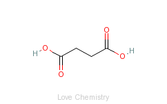 CAS:110-15-6_丁二酸的分子结构