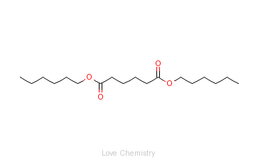CAS:110-33-8_己二酸二正己酯的分子结构
