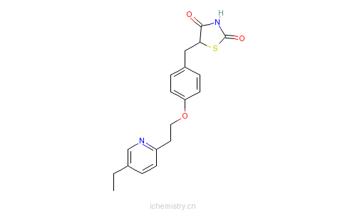 CAS:111025-46-8_匹格列酮的分子结构