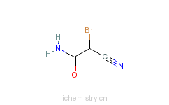 CAS:1113-55-9_单溴-3-硝基丙醯胺的分子结构