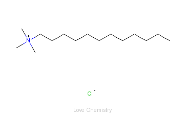 CAS:112-00-5_十二烷基三甲基氯化铵的分子结构