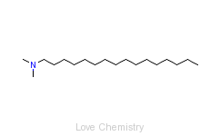 CAS:112-69-6_十六烷基二甲基叔胺的分子结构