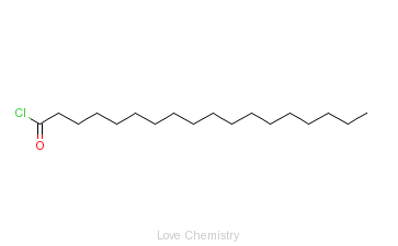 CAS:112-76-5_硬酯酰氯的分子结构