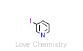 CAS:1120-90-7_3-碘吡啶的分子结构