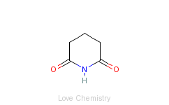 CAS:1121-89-7_戊二酰亚胺的分子结构