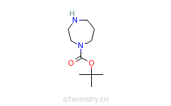 CAS:112275-50-0_1-Boc-高哌嗪的分子结构